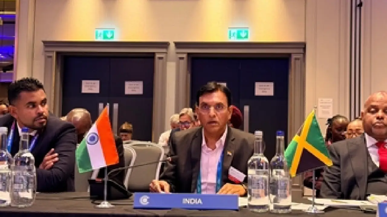 Union Minister of Youth Affairs and Sports । Commonwealth Games । Glasgow: खेल मंत्री मनसुख मंडाविया ने ग्लासगो में राष्ट्रमंडल खेल मंत्रियों की बैठक को किया संबोधित