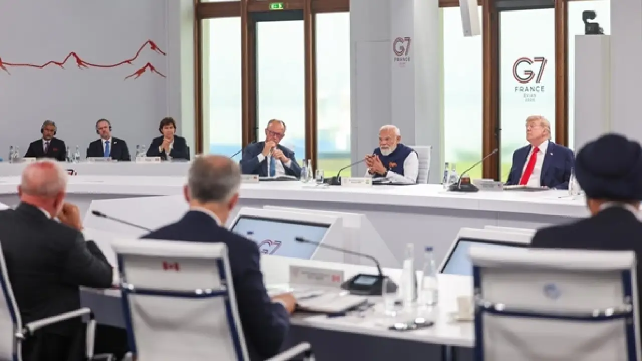 Evian । PM । G-7 । Global South:  प्रधानमंत्री मोदी ने एवियन में उच्च स्तरीय जी7 कार्य सत्र में लिया भाग