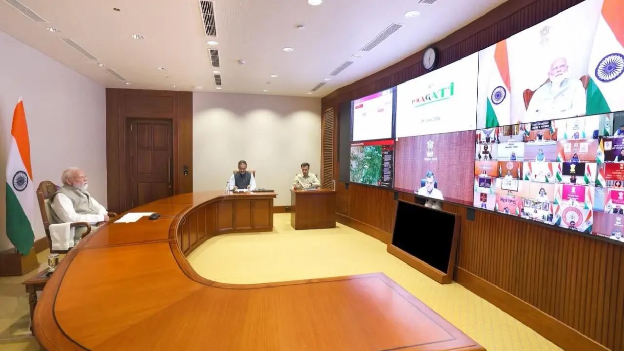 PM । PRAGATI Meeting । AI । e-Zero FIR । Infrastructure Projects: प्रधानमंत्री श्री नरेन्द्र मोदी ने 52वीं प्रगति मीटिंग में ₹30,000 करोड़ के इंफ्रा प्रोजेक्ट्स का रिव्यू किया, कृत्रिम मेधा से टीबी खत्म करने और साइबर फ्रॉड से निपटने के लिए मजबूत कदम उठाए