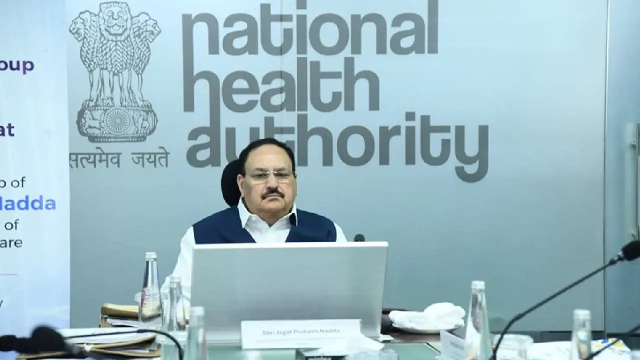 Union Health Minister । CM । Universal Health Coverage । Digital Public Infrastructure । NHA । ABHA: जे.पी. नड्डा ने कहा आयुष्मान भारत डिजिटल मिशन 93.95 करोड़ से ज़्यादा आभा आईडी के साथ दुनिया के सबसे बड़े डिजिटल हेल्थ इकोसिस्टम में से एक बना