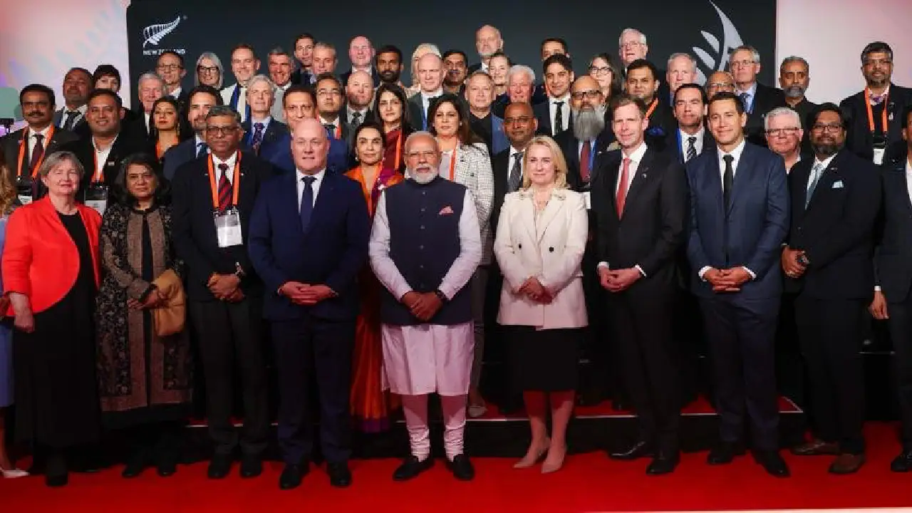 India । New Zealand । PM  । CEO । FTA:  पीएम मोदी ने न्यूजीलैंड के बिजनेस को भारत के ग्रोथ सेक्टर में इन्वेस्ट करने के लिए किया इनवाइट