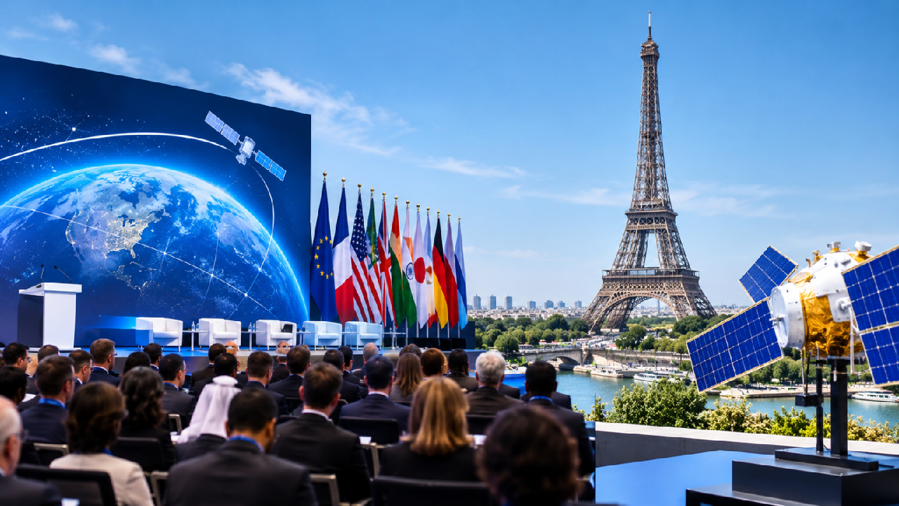 International Space Summit । EU । European Space Agency । President: पेरिस में इंटरनेशनल स्पेस समिट शुरू होगा, करीब 120 डेलीगेशन होंगे शामिल