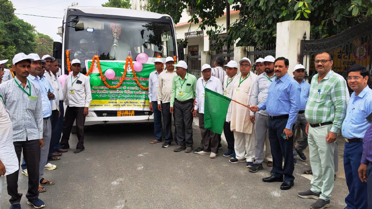 IARI । Millets: श्री अन्न की उन्नत खेती सीखने पूसा रवाना हुए 90 किसान