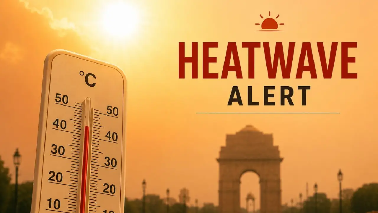 IMD । Heatwave । Yellow Alert: भारत मौसम विज्ञान विभाग ने 25 मई तक दिल्ली में हीटवेव की स्थिति के लिए येलो अलर्ट किया जारी