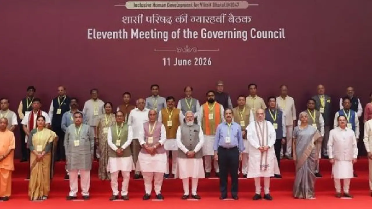 PM । Niti Aayog । Viksit Bharat । FTA । Governing Council: नीति आयोग की मीटिंग में प्रधानमंत्री श्री मोदी ने विकसित भारत विजन को साकार करने हेतु केन्द्र एवं राज्यों को मिलकर काम करने का किया आह्वान