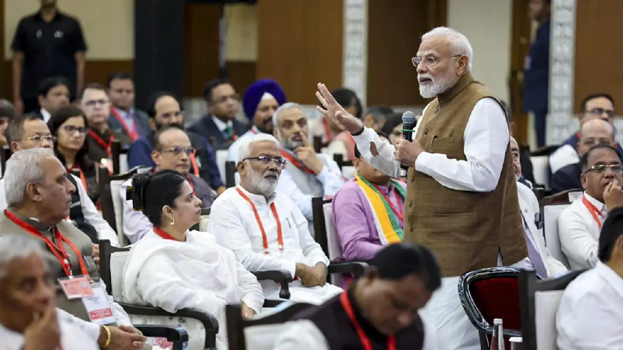 PM । Ministry of Jal Shakti । AI । Jal Utsav । Union Minister for Jal Shakti: प्रधानमंत्री श्री मोदी ने पानी पर नेशनल डिपार्टमेंटल समिट में कृत्रिम मेधा से प्रेरित वॉटर डाटा गवर्नेंस का किया आह्वान