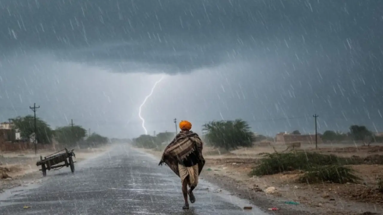 Rajasthan । IMD । Thunderstorm ।  Heatwave । Temperature: राजस्थान के 25 जिलों में आज आंधी-बारिश का अलर्ट, 8 जून से लू चलने की संभावना